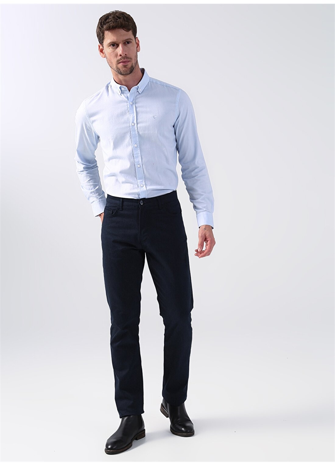 Fabrika Comfort Lacivert Erkek Normal Regular Fit Chino Pantolon CM P 603