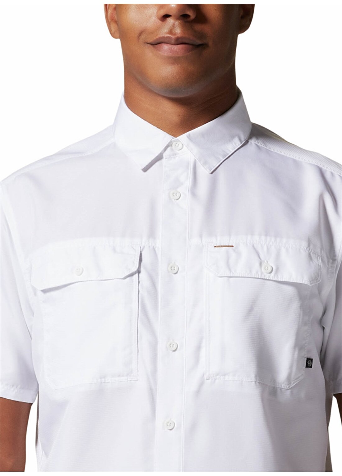 Mountain Hardwear Düz Beyaz Erkek Gömlek 1648771100 OM7044