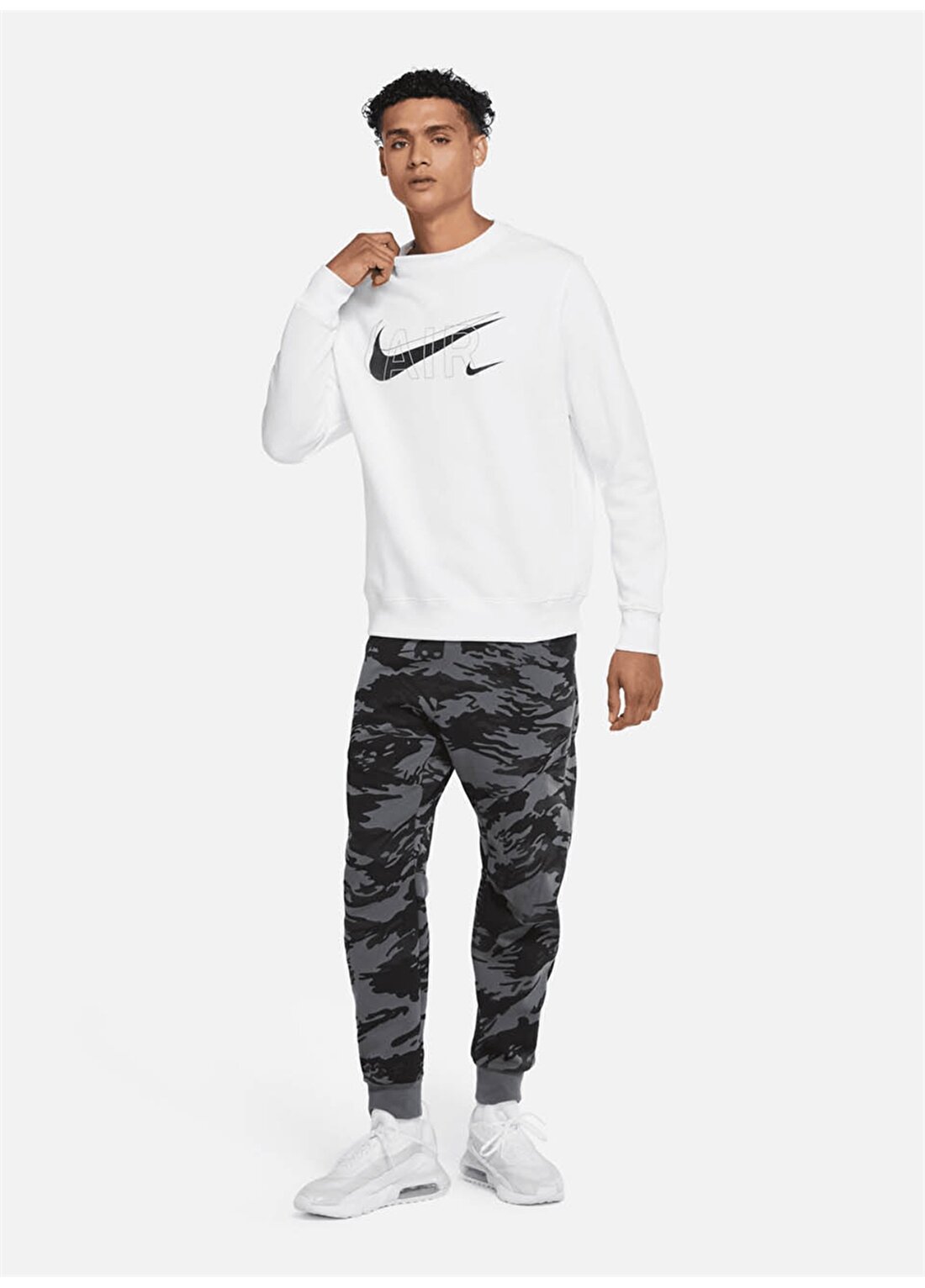 Nike Beyaz Erkek Sweatshirt