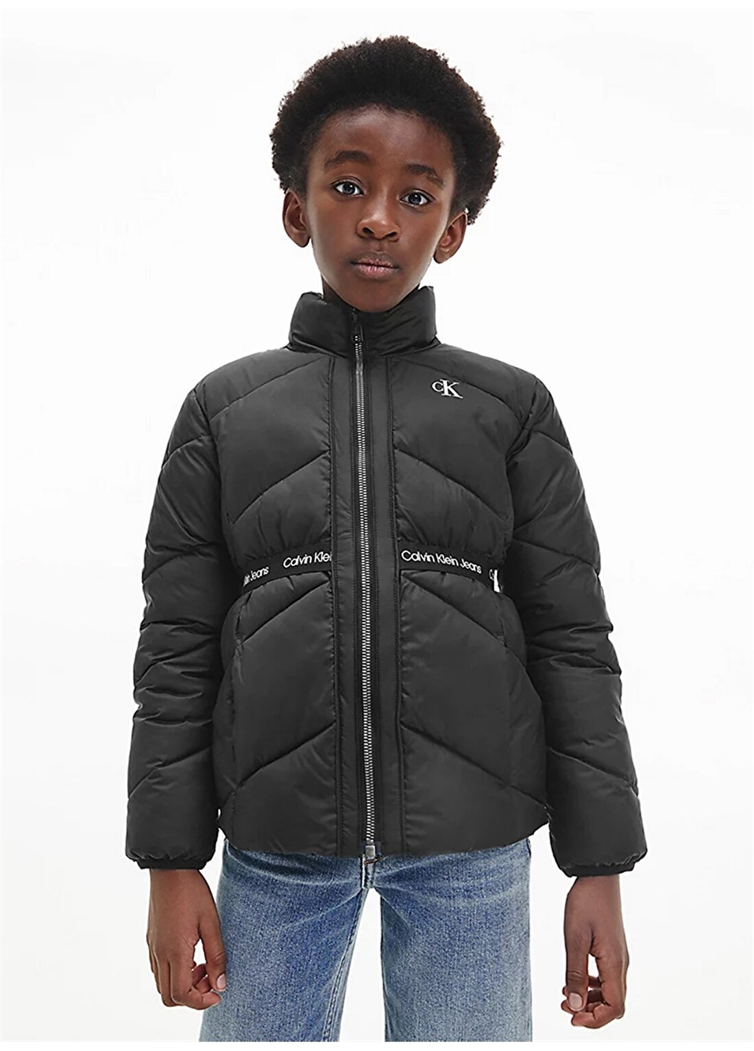 Calvin Klein Siyah Çocuk Mont IG0IG01550