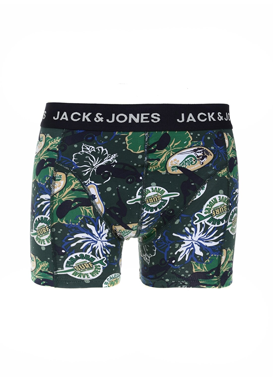 Jack & Jones Koyu Yeşil Erkek Boxer 12225097_JACCAR TRUNK TRY