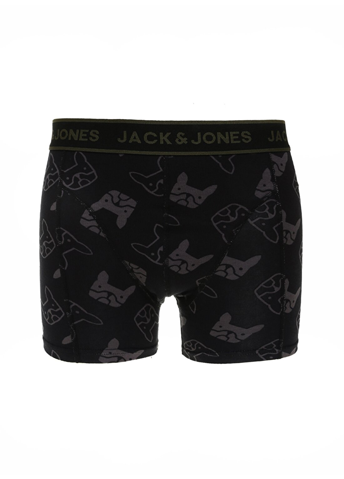 Jack & Jones Koyu Yeşil Erkek Boxer 12225104_JACHUGO DOG TRUNK TRY