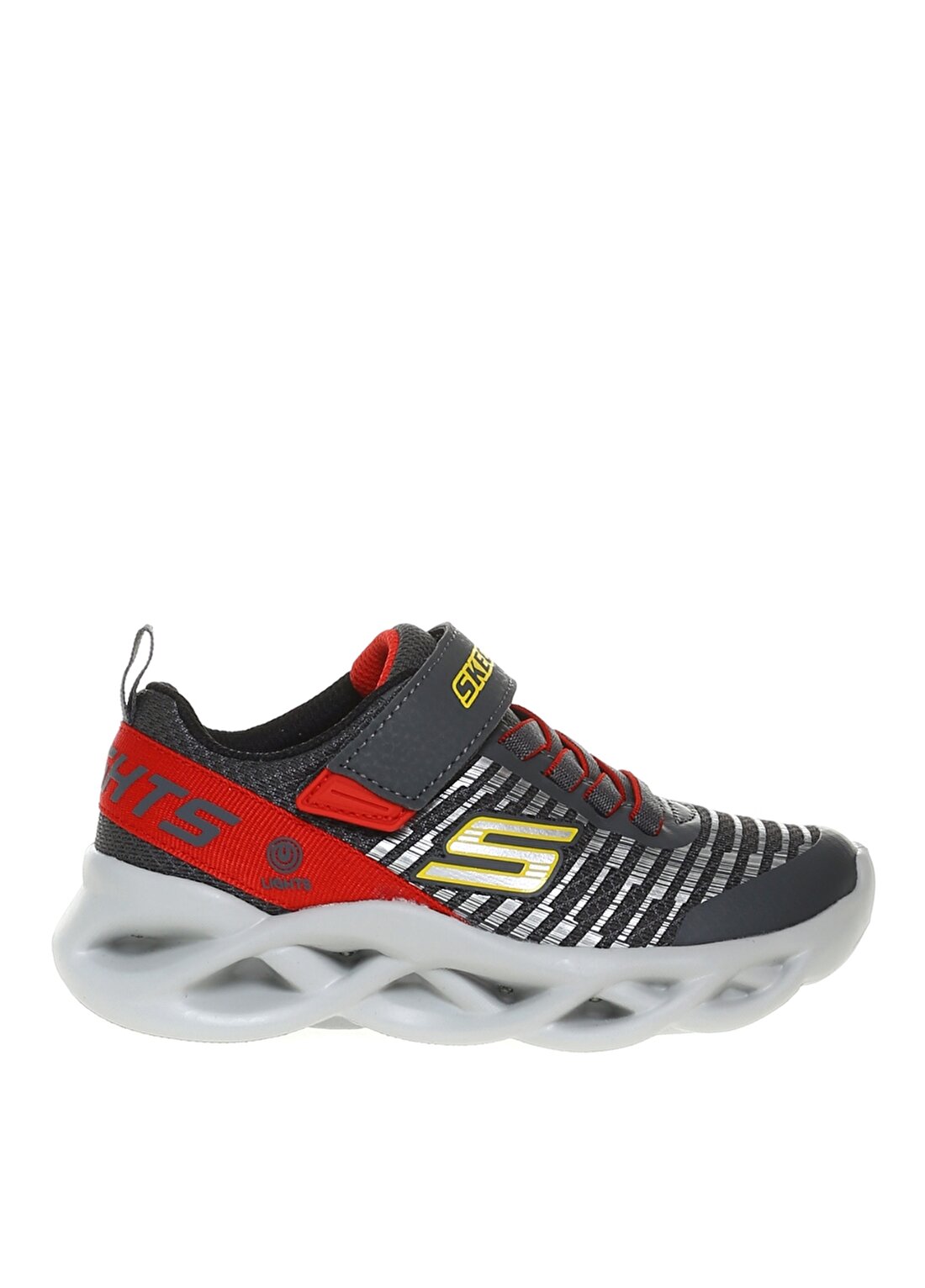 Skechers Kırmızı - Koyu Gri Erkek Çocuk Yürüyüş Ayakkabısı 401650L CCRD TWISTY BRIGHT