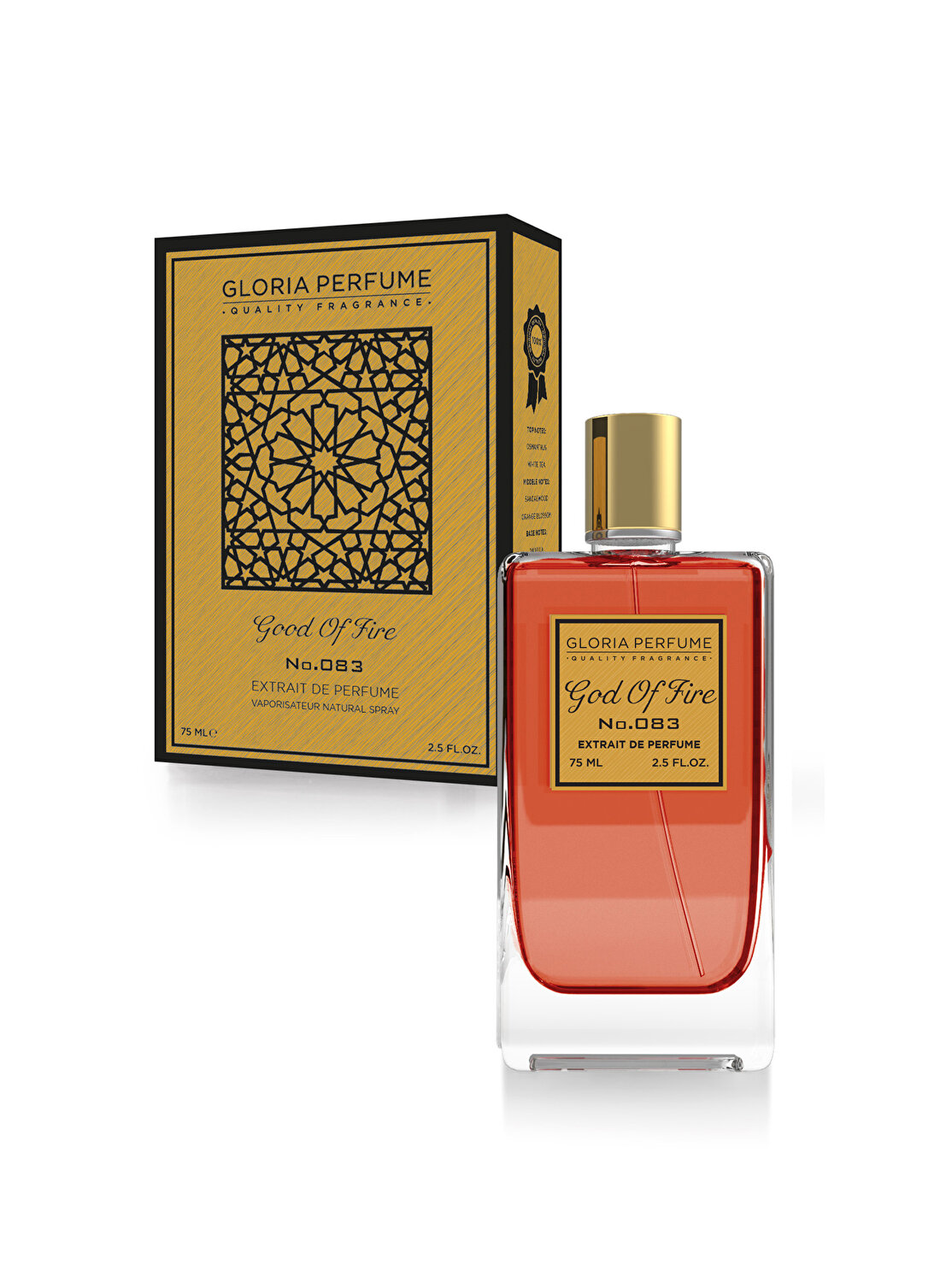 Gloria Perfume No:083 Good Of Fıre 75 ml Edp Unisex Parfüm