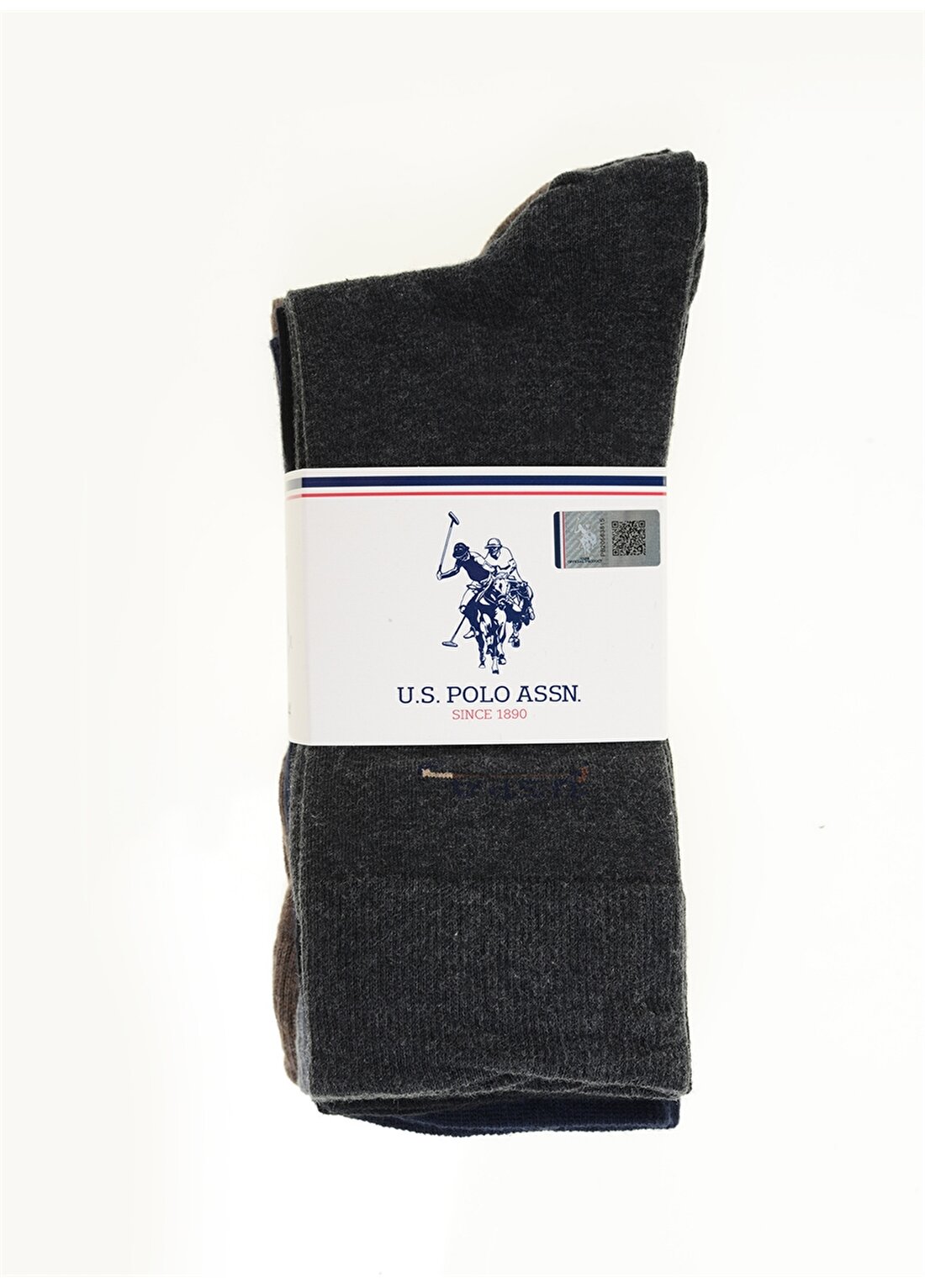 U.S. Polo Assn. Gri Erkek Çorap GALI-SK22.VR081