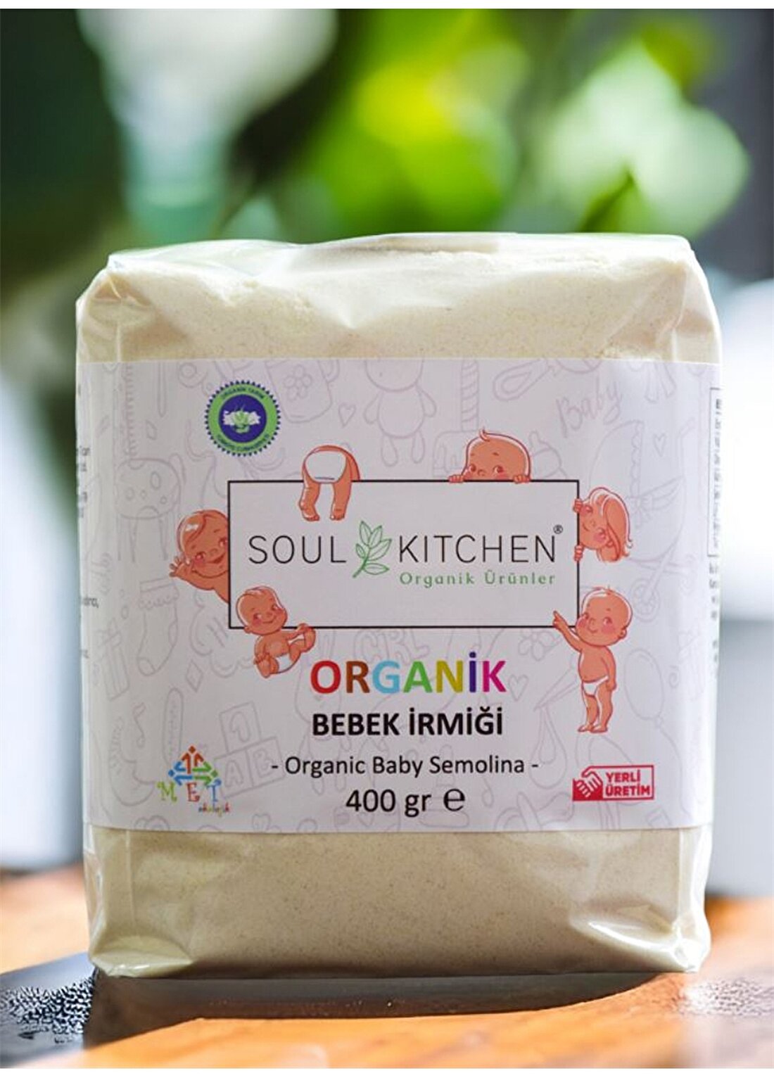 Soul Kitchen Organik Bebek İrmiği 400Gr