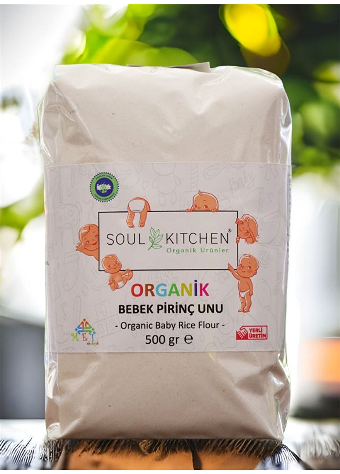 Soul Kitchen Organik Bebek Pirinç Unu 500Gr