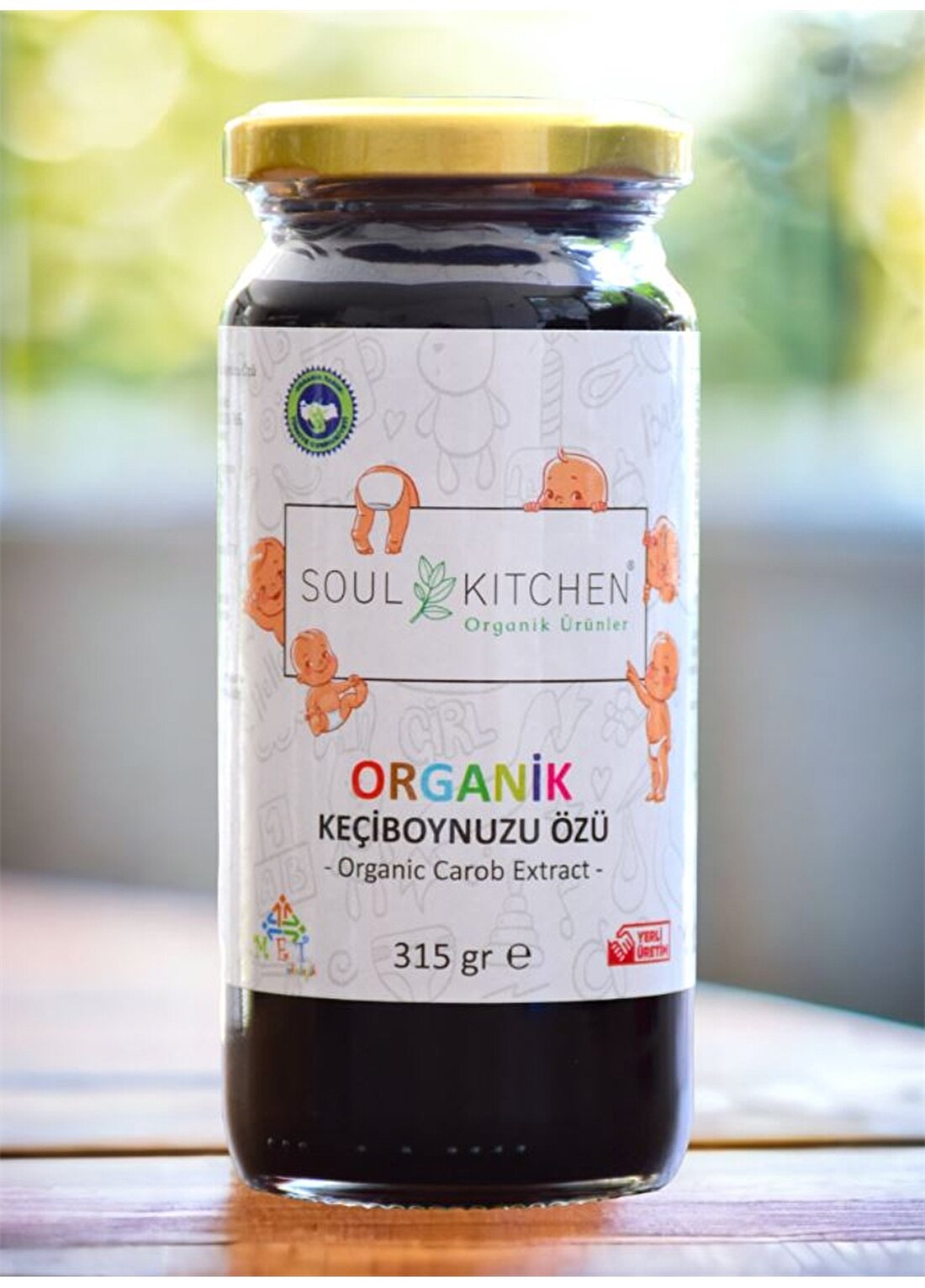 Soul Kitchen Organik Bebek Keçiboynuzu Özü 315Gr (Soğuk Sıkım) (Şeker İlavesiz)