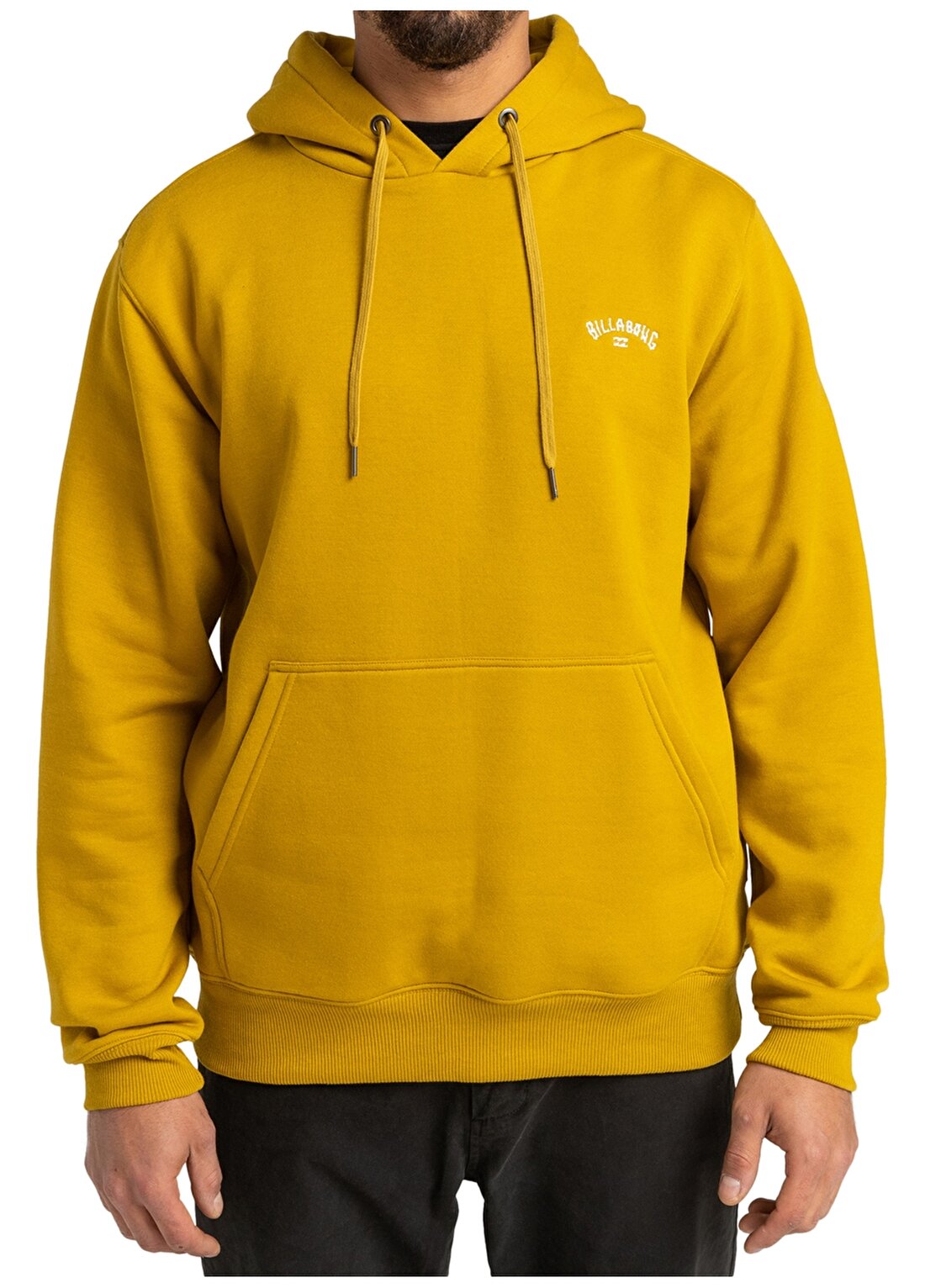 Billabong Sarı Erkek Kapüşonlu Sweatshirt F1FL12 ARCH PO
