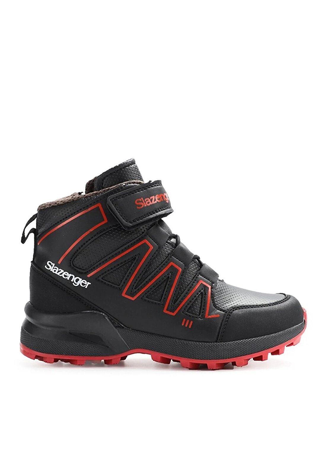 Slazenger Siyah - Kırmızı Erkek Çocuk Outdoor Ayakkabısı SA21OF004-506