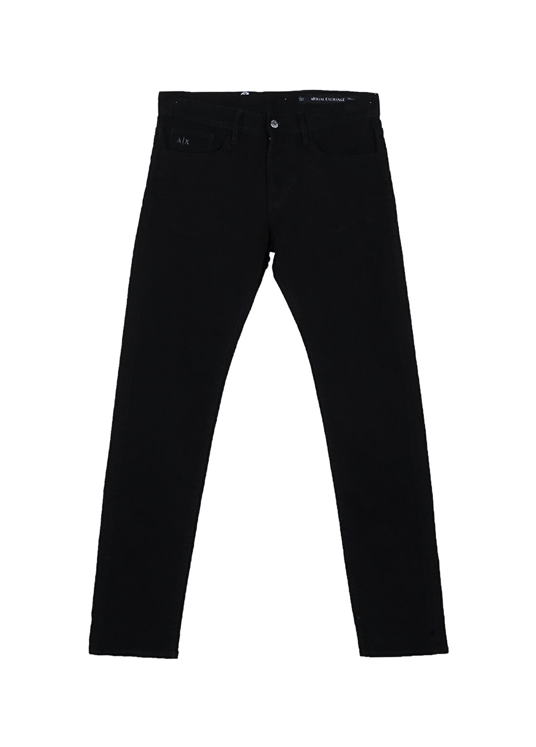 Armani Exchange Normal Bel Skinny Fit Siyah Erkek Denim Pantolon 8NZJ14 1200-BLACK