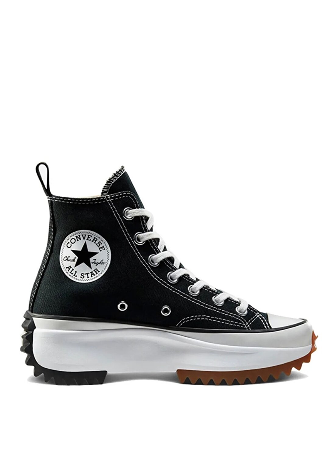 Converse Siyah - Beyaz Erkek Yüksek Taban Lifestyle Ayakkabı 166800CRUN STAR HIKE CANVAS PLATFOR