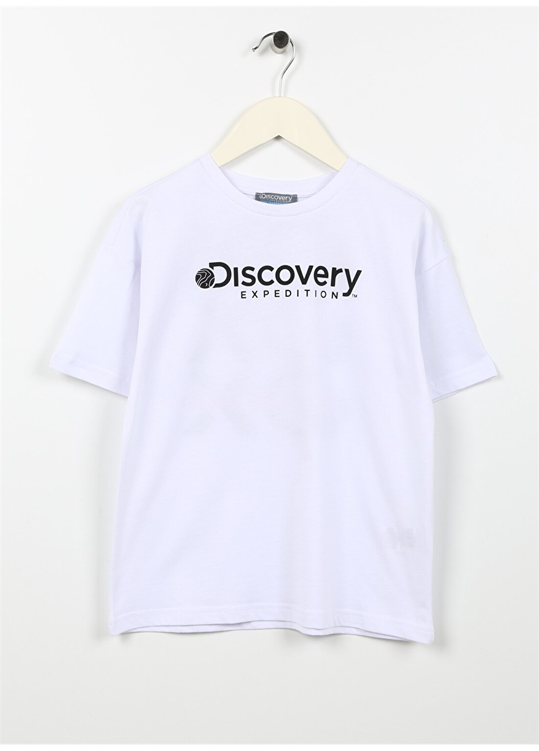 Discovery Expedition Beyaz Erkek Çocuk Bisiklet Yaka Kısa Kollu Baskılı T-Shirt PERU BOY