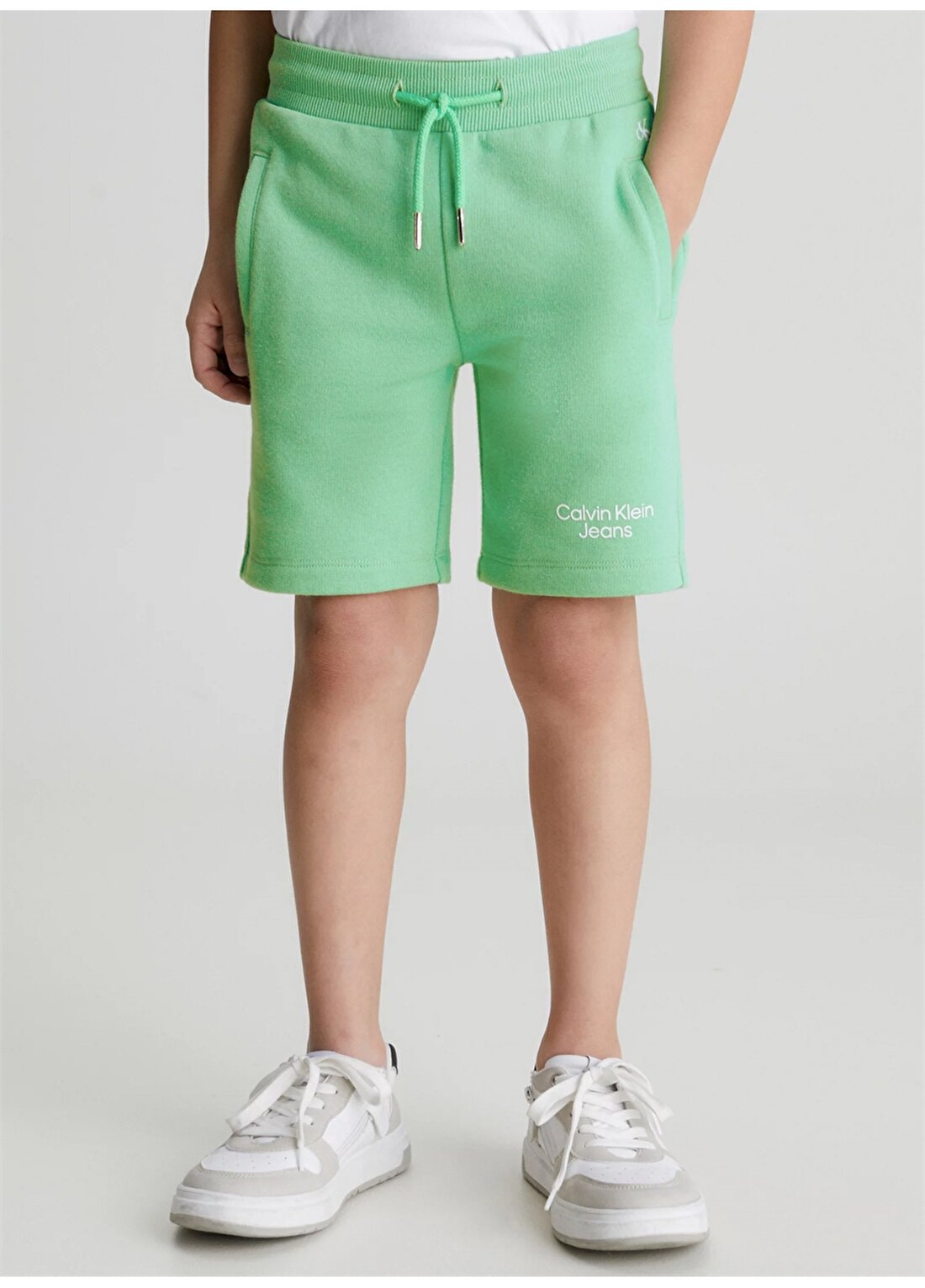 Calvin Klein Yeşil Erkek Çocuk Şort