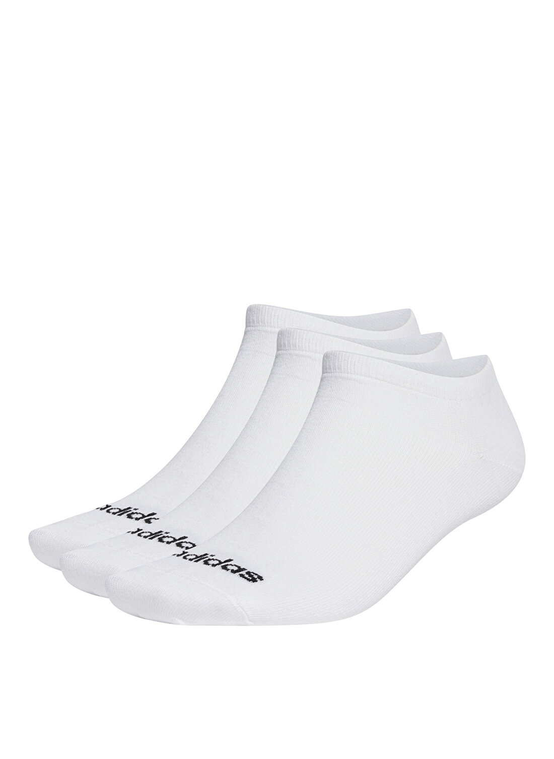 adidas Beyaz - Siyah Unisex 3lü Spor Çorap HT3447 T LIN LOW 3P  