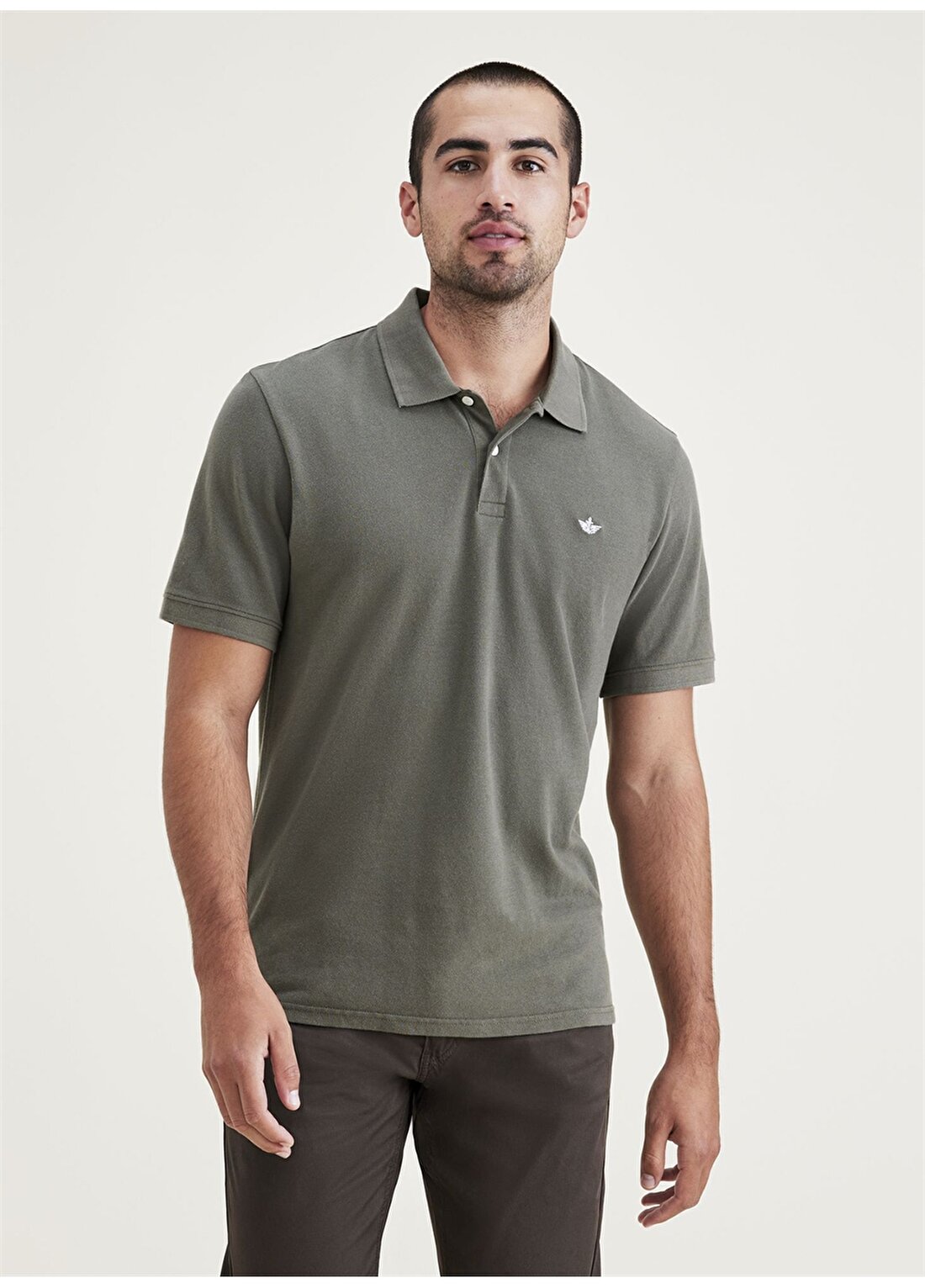 Dockers Polo Yaka Yeşil Erkek T-Shirt A1159-0049