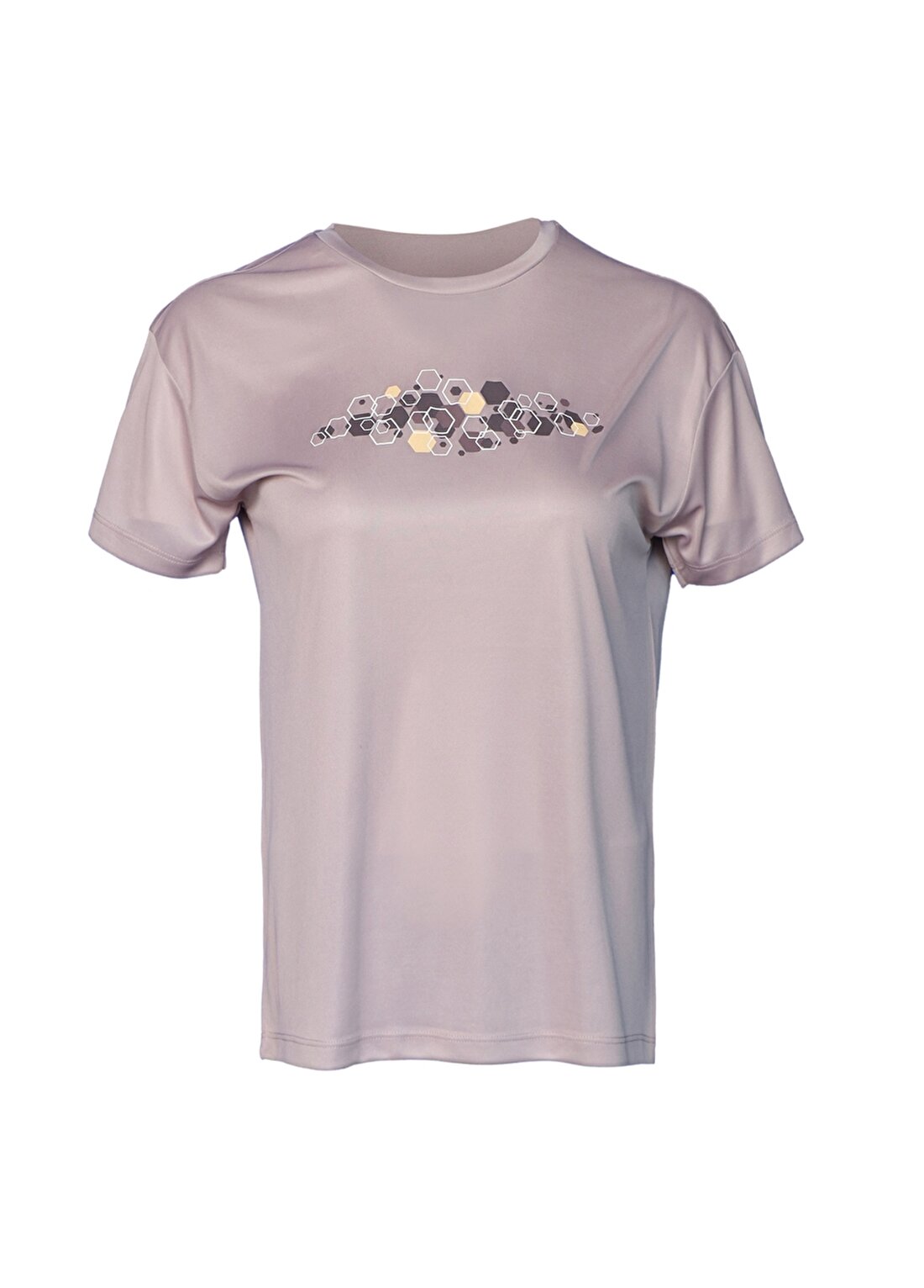 Hummel V Yaka Düz Pembe Kadın T-Shirt 911657-2217 HMLLEROS T-SHIRT