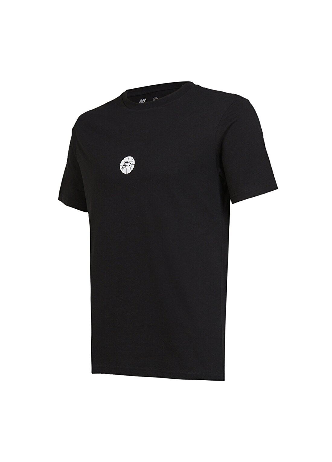 New Balance Yuvarlak Yaka Düz Siyah Erkek T-Shirt MNT1343-BK