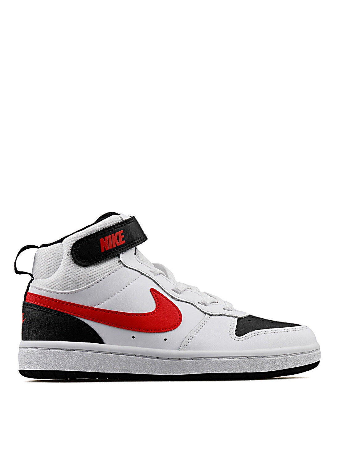 Nike Çocuk Beyaz - Siyah Yürüyüş Ayakkabısı CD7783-110 COURT BOROUGH MID 2 (PSV   