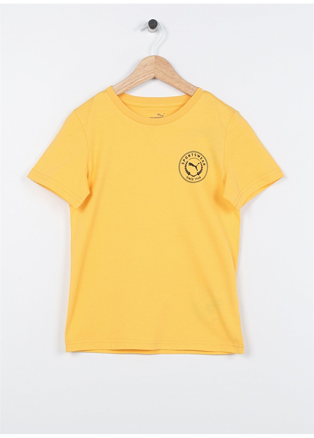 Puma Düz Sarı Erkek Çocuk T-Shirt 67996803 Boy S TEE