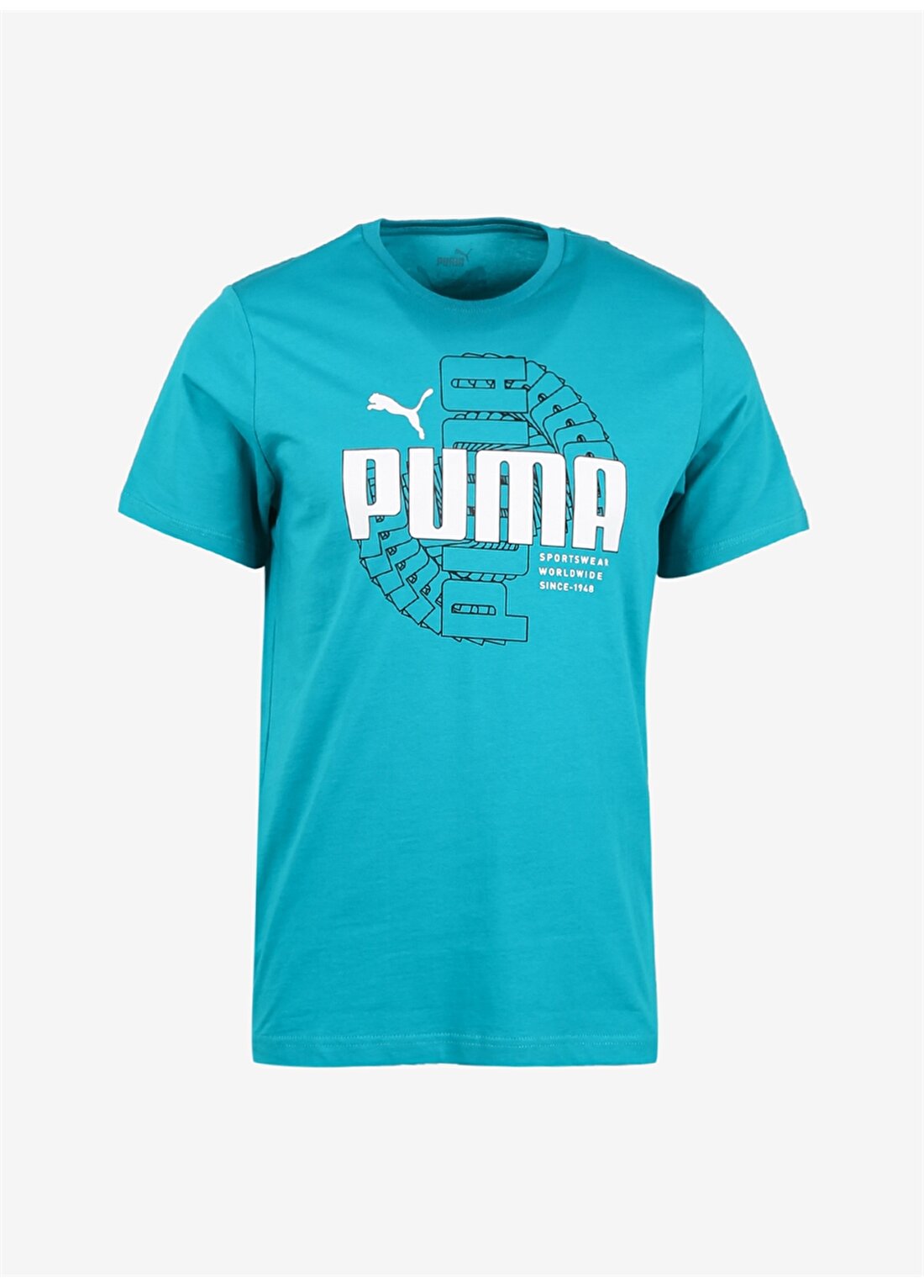 Puma Mavi Erkek Yuvarlak Yaka T-Shirt 67995903 Men S TEE