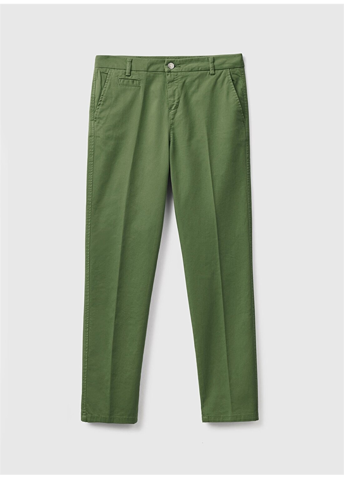 Benetton Yüksek Bel Normal Yeşil Kadın Pantolon 4GD7558S3
