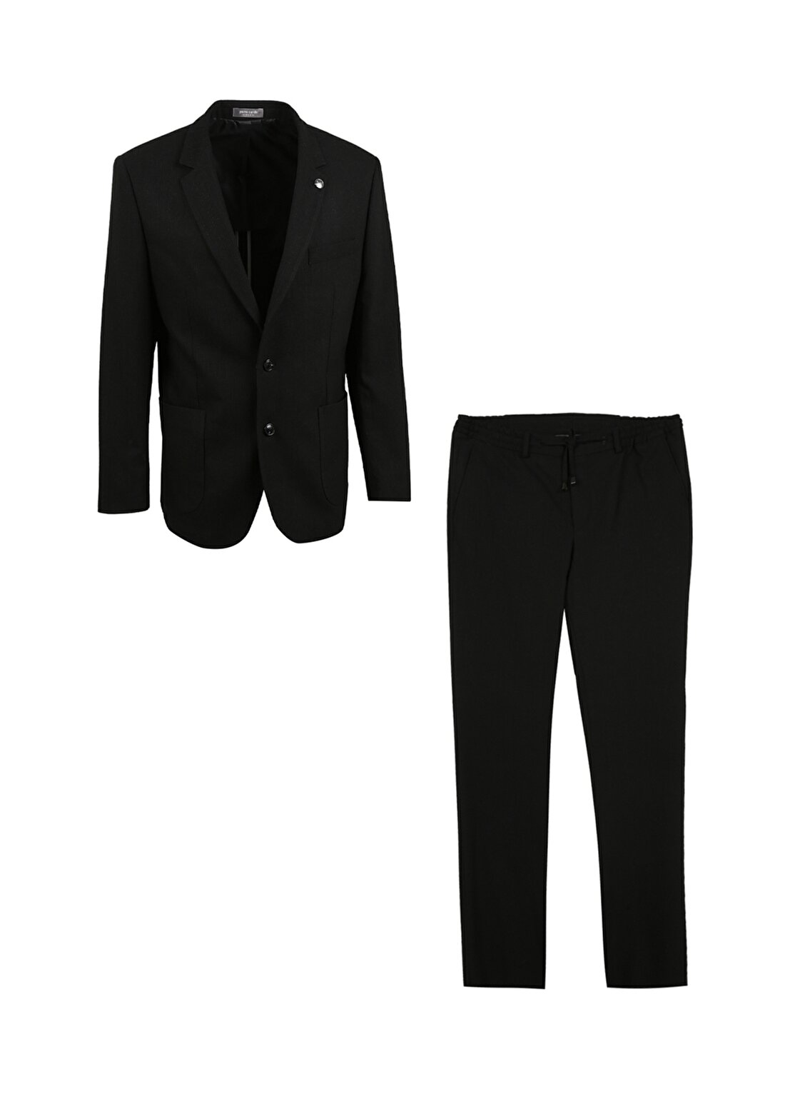Pierre Cardin Normal Bel Slim Fit Siyah Erkek Takım Elbise R20036/ST