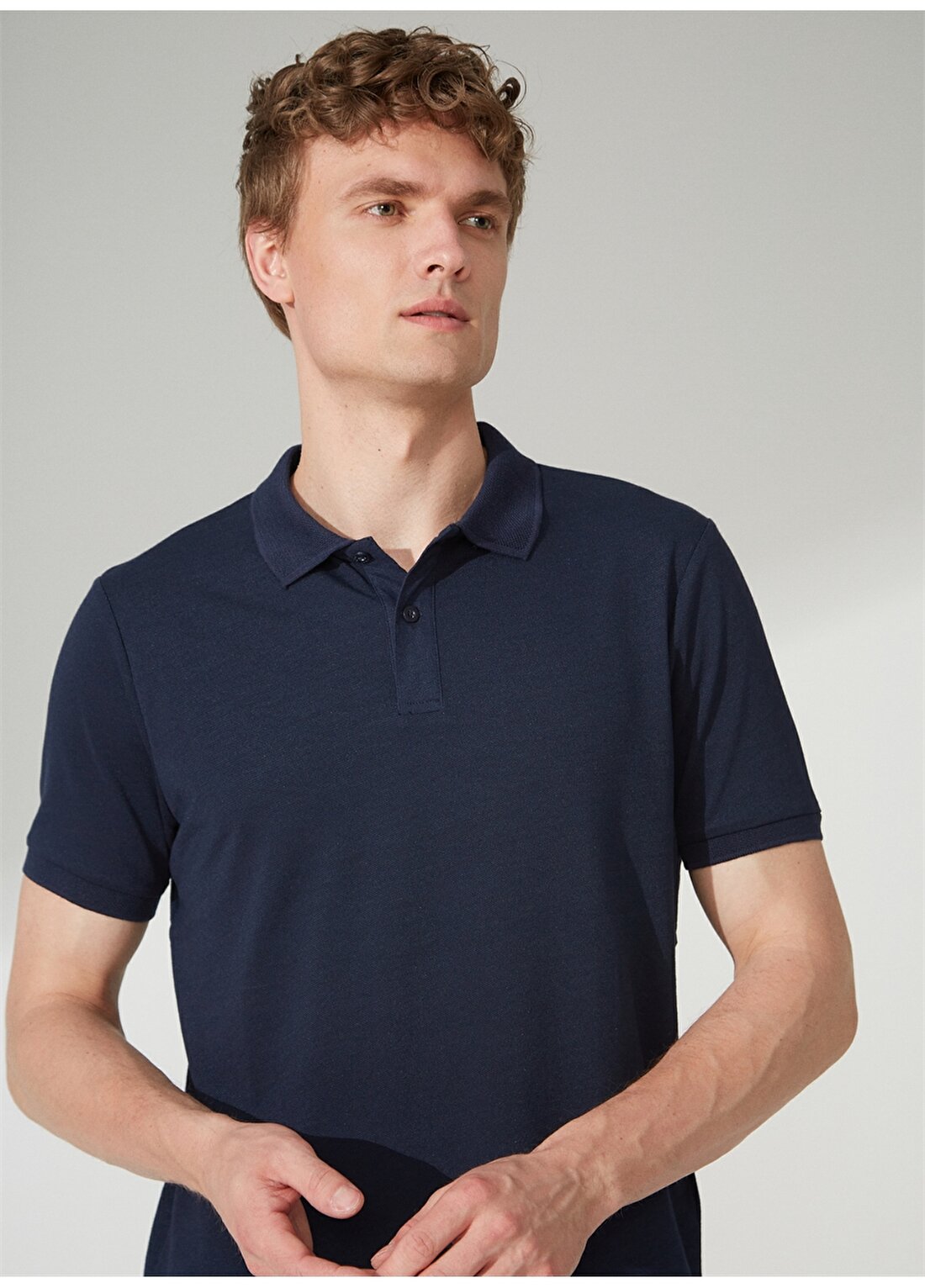 Altınyıldız Classics Lacivert Erkek Polo T-Shirt 4A9000000003