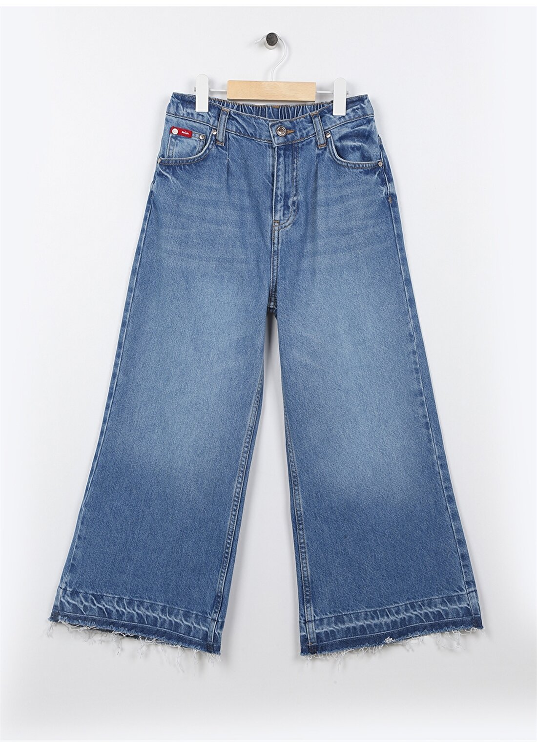 Lee Cooper SANDY MID BLUE Lastikli Bel Mavi Kız Çocuk Denim Pantolon 232 LCG 121011