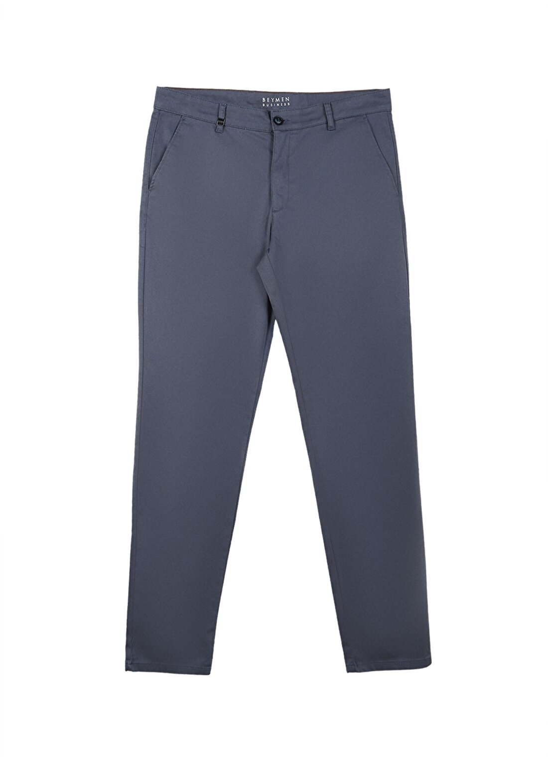 Privé Normal Bel Boru Paça Comfort Fit Gri - Mavi Erkek Pantolon 4BX012320002