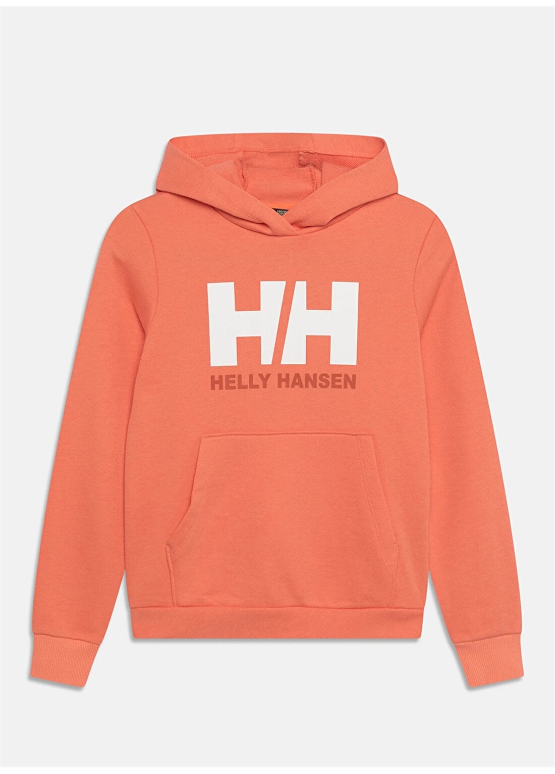 Helly Hansen Somon Kız Çocuk Kapüşonlu Uzun Kollu Sweatshirt PEACH ECHO JR HH LOGO HOODIE 2.0