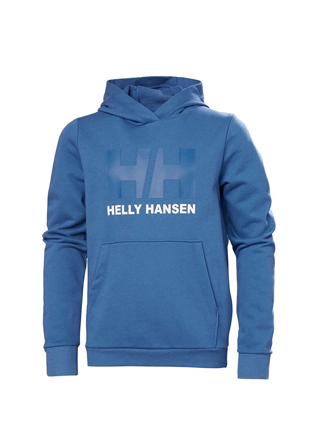 Helly Hansen Mavi Erkek Çocuk Kapüşonlu Uzun Kollu Sweatshirt AZURITE JR HH LOGO HOODIE 2.0