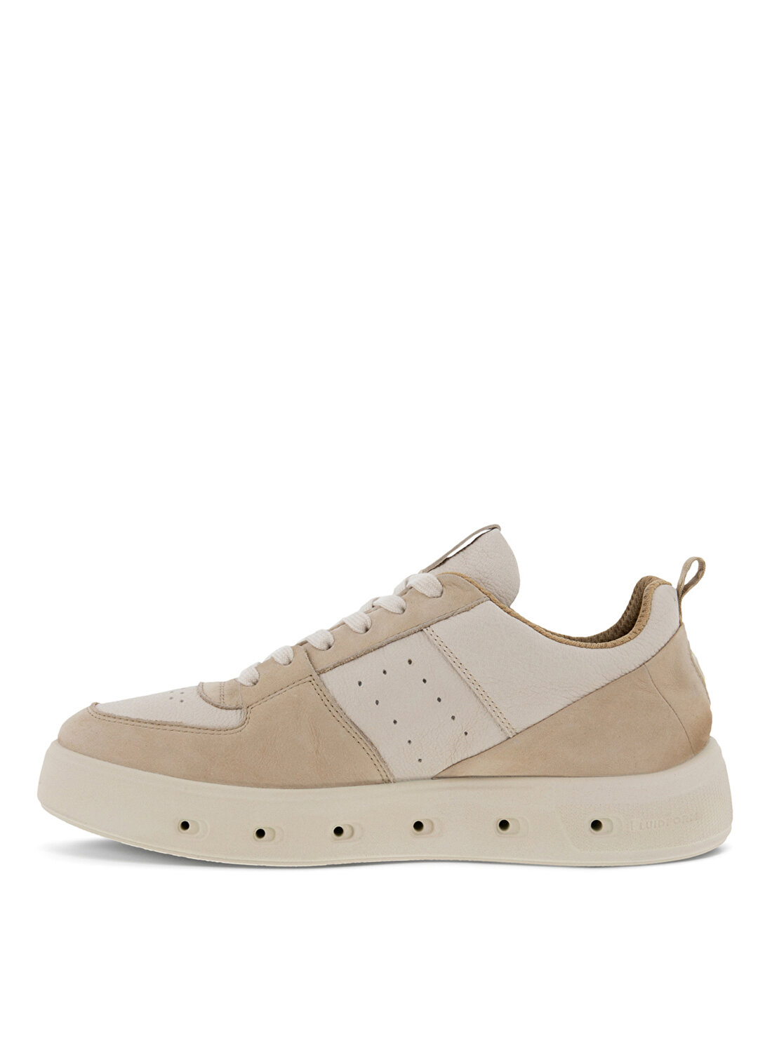 Ecco Bej Kadın Deri Sneaker Street 720 W Beige Limestone 