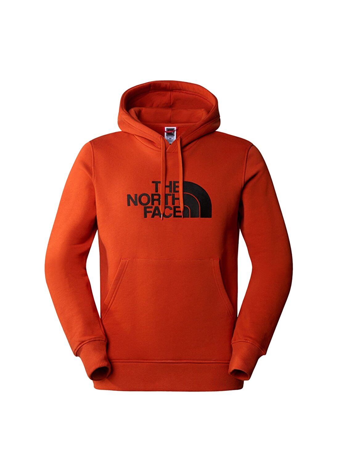 The North Face Kahve Erkek Kapüşonlu Baskılı Sweatshirt NF00AHJYLV41_M DREW PEAK PULLOVER H