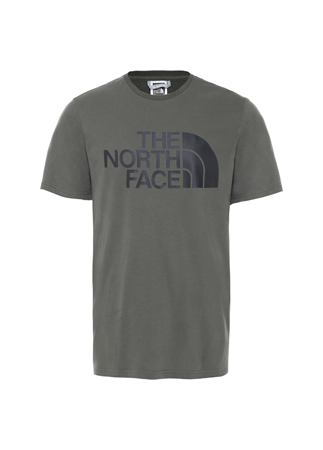 The North Face Bisiklet Yaka Baskılı Yeşil Erkek T-Shirt NF0A4M8N21L1_M S/S HALF DOME TEE -