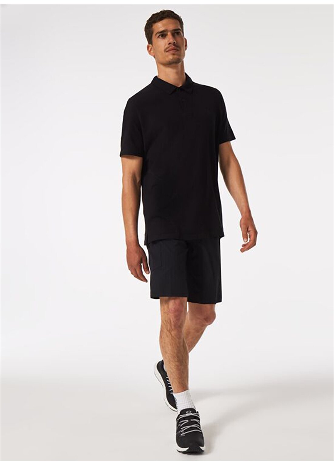 Oakley Baskılı Siyah Erkek Polo T-Shirt FOA401724 RELAX POLO