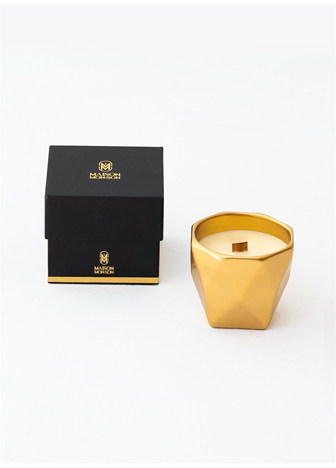 Maison Monson Moi Gold Luxury Candle Floral Kokulu Mum