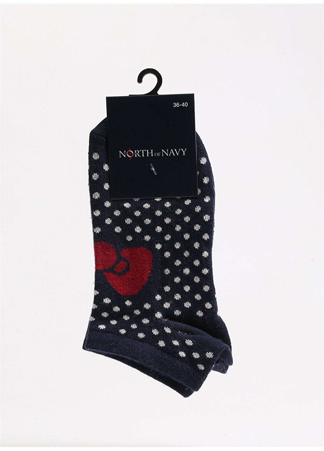 North Of Navy Çok Renkli Kadın Patik Çorap NON-PTK-NS-9