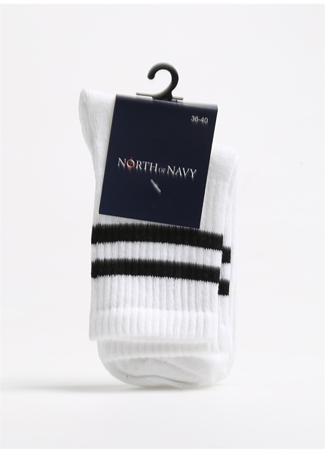 North Of Navy Beyaz Kadın Soket Çorap NON-SKT-LTKS-2