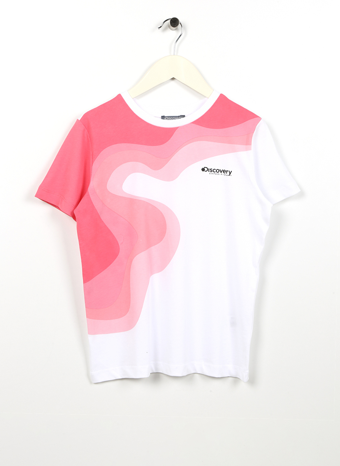 Discovery Expedition Baskılı Pembe Kız Çocuk T-Shirt LOTUS GIRL