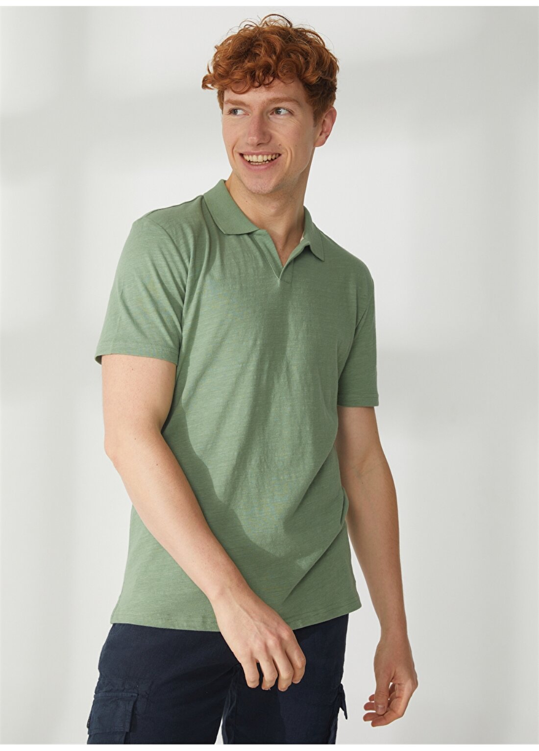 AT.P.CO Yeşil Erkek Polo T-Shirt A265P82748-