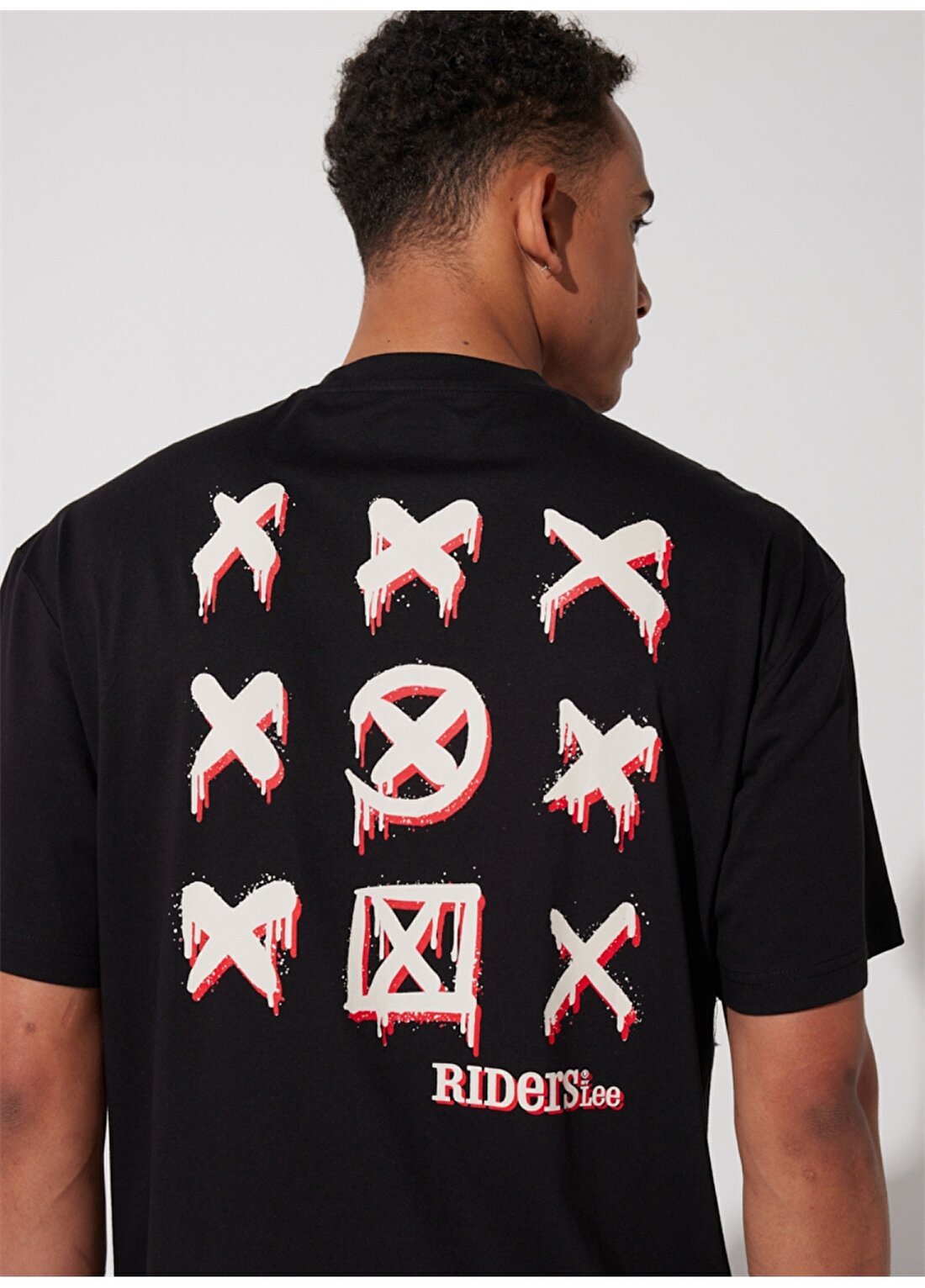 Riders By Lee Bisiklet Yaka Siyah Erkek T-Shirt L231715001 T-Shirt