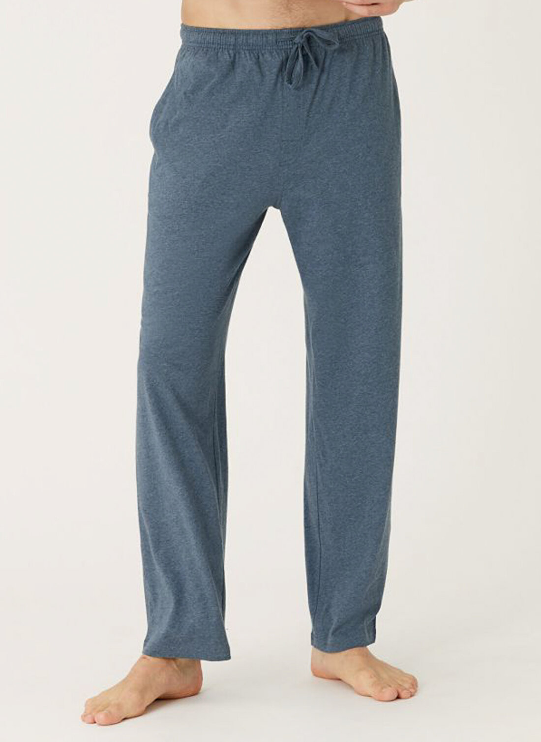 Marks & Spencer Açık Mavi - Lacivert Erkek Pijama Alt 0500