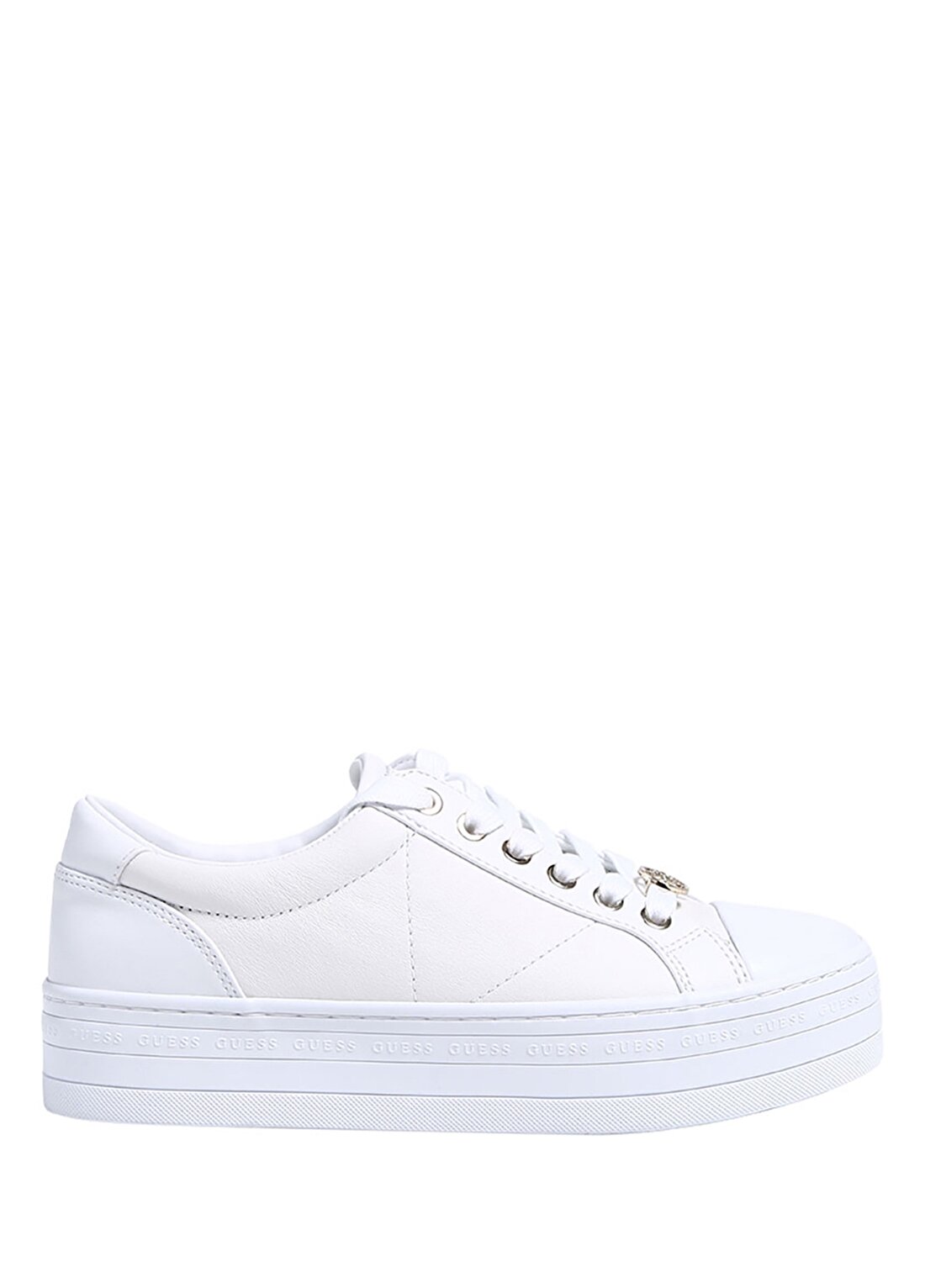Guess Beyaz Kadın Sneaker FL5BLSLEA12-WHITE
