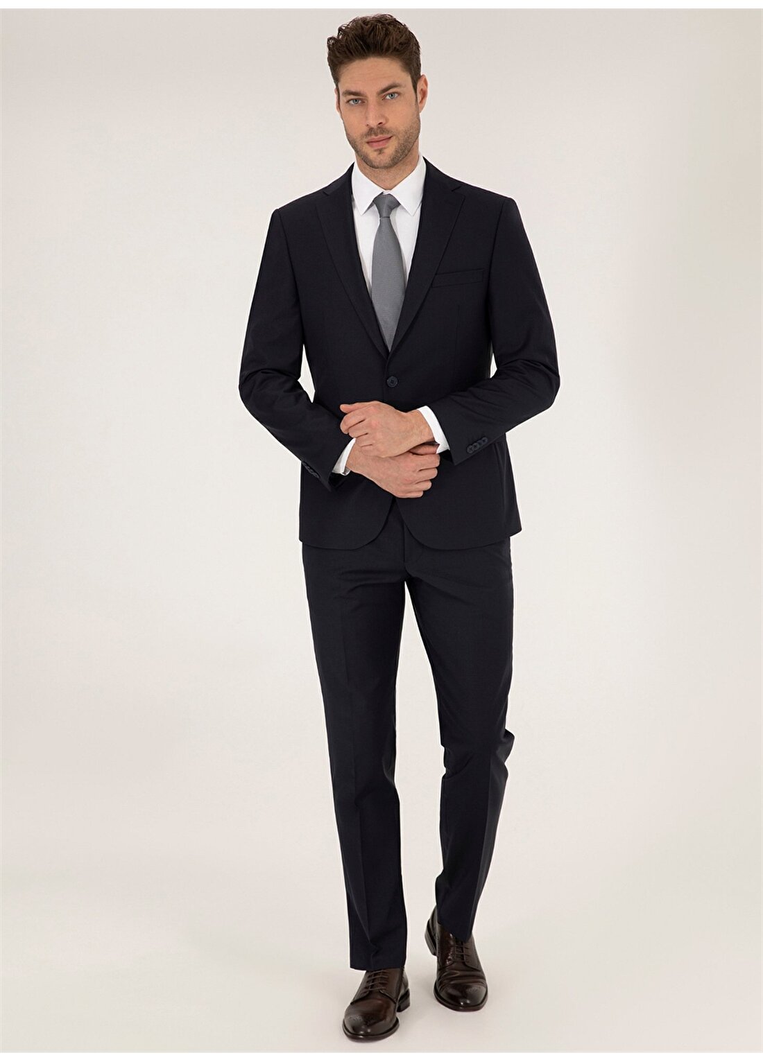 Pierre Cardin Normal Bel Slim Fit Lacivert Erkek Takım Elbise Y25444/ST