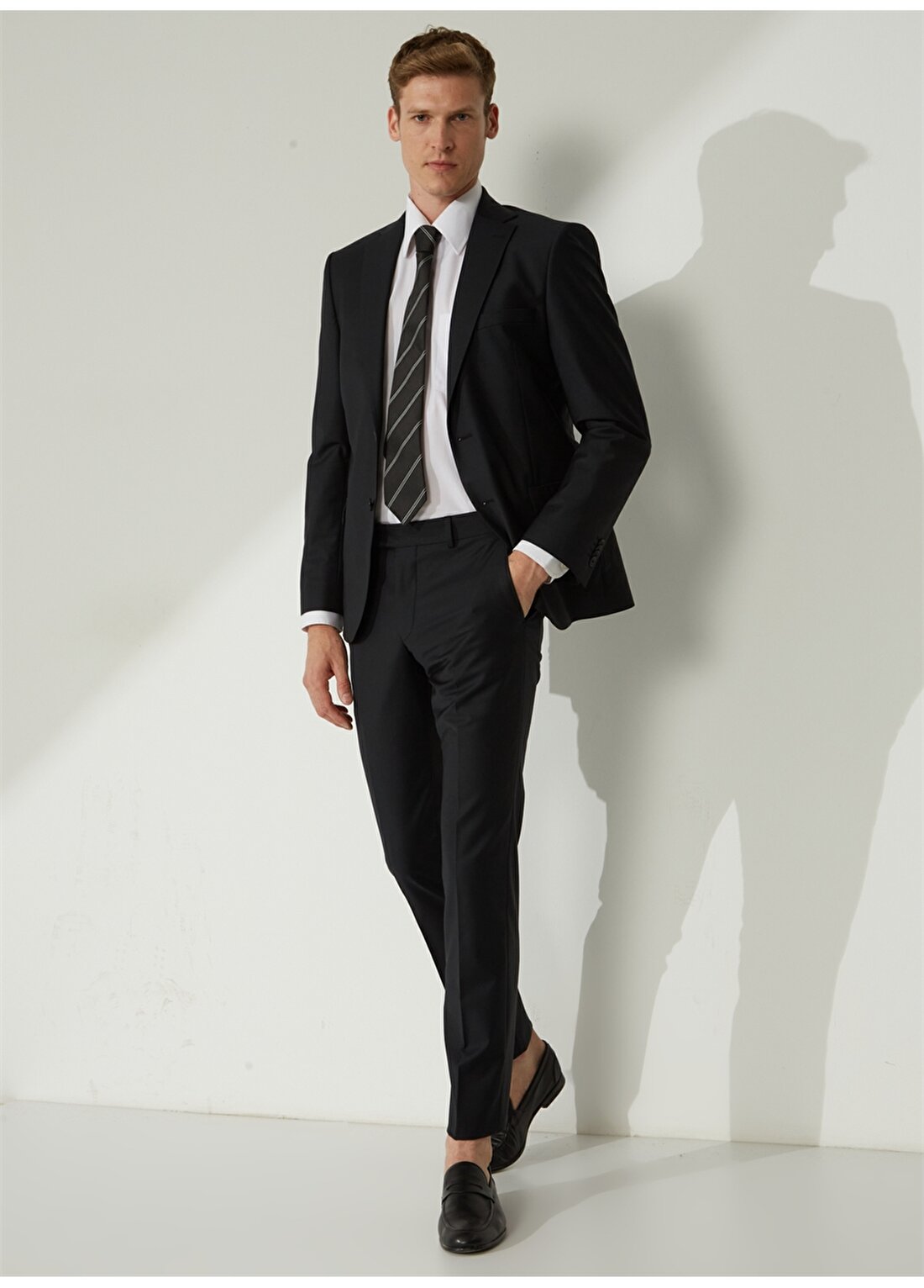 Pierre Cardin Normal Bel Slim Fit Siyah Erkek Takım Elbise Y25444/ST