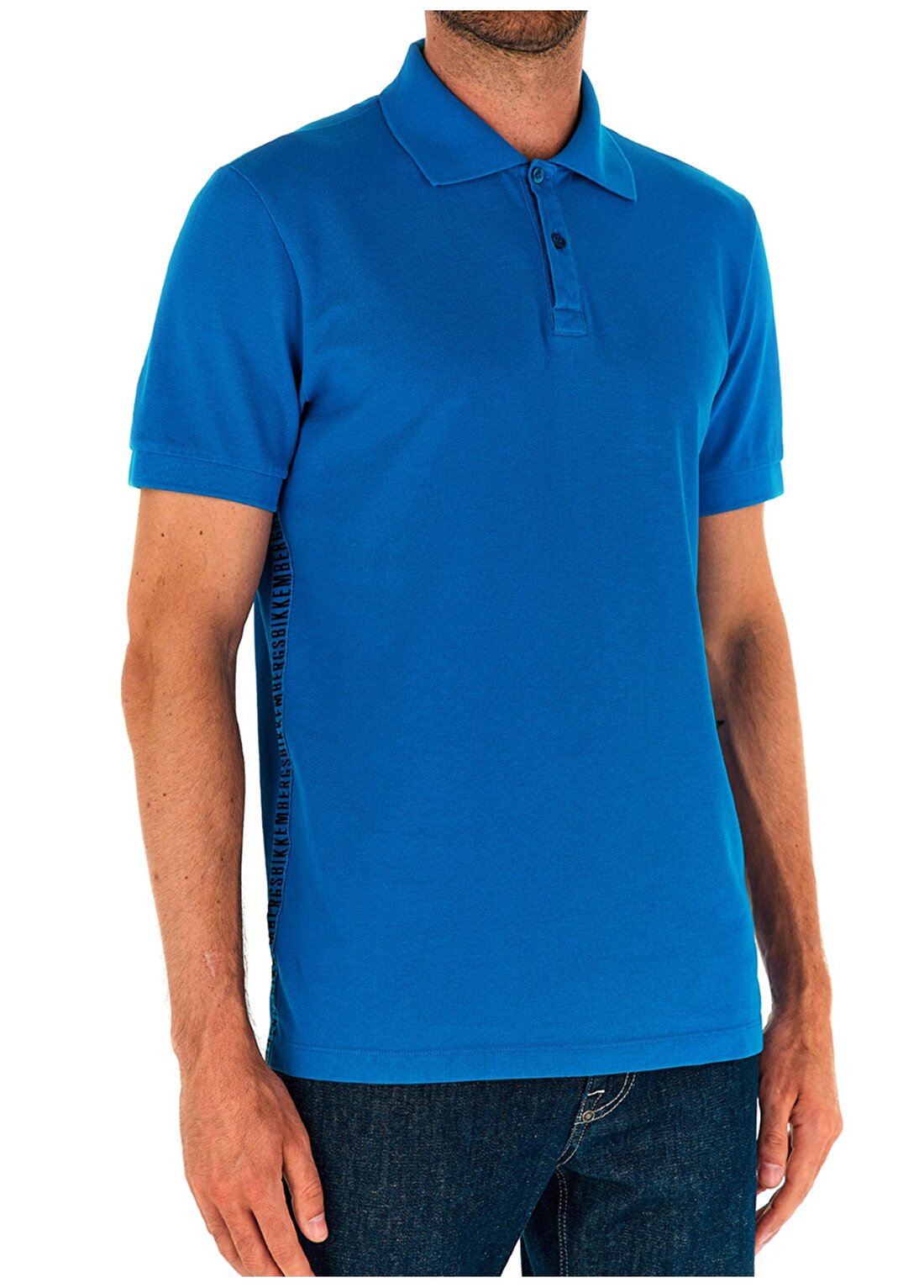 Bikkembergs Mavi Erkek Polo T-Shirt C 8 090 81