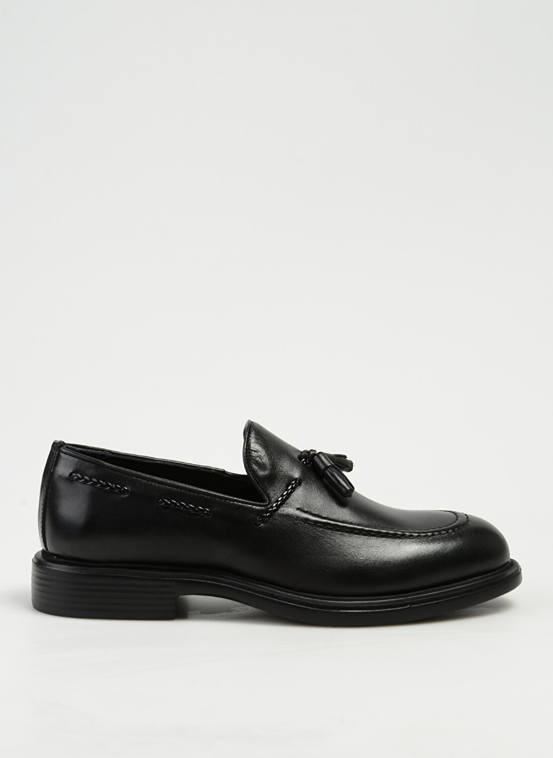 Fabrika Deri Siyah Erkek Klasik Ayakkabı BUNY