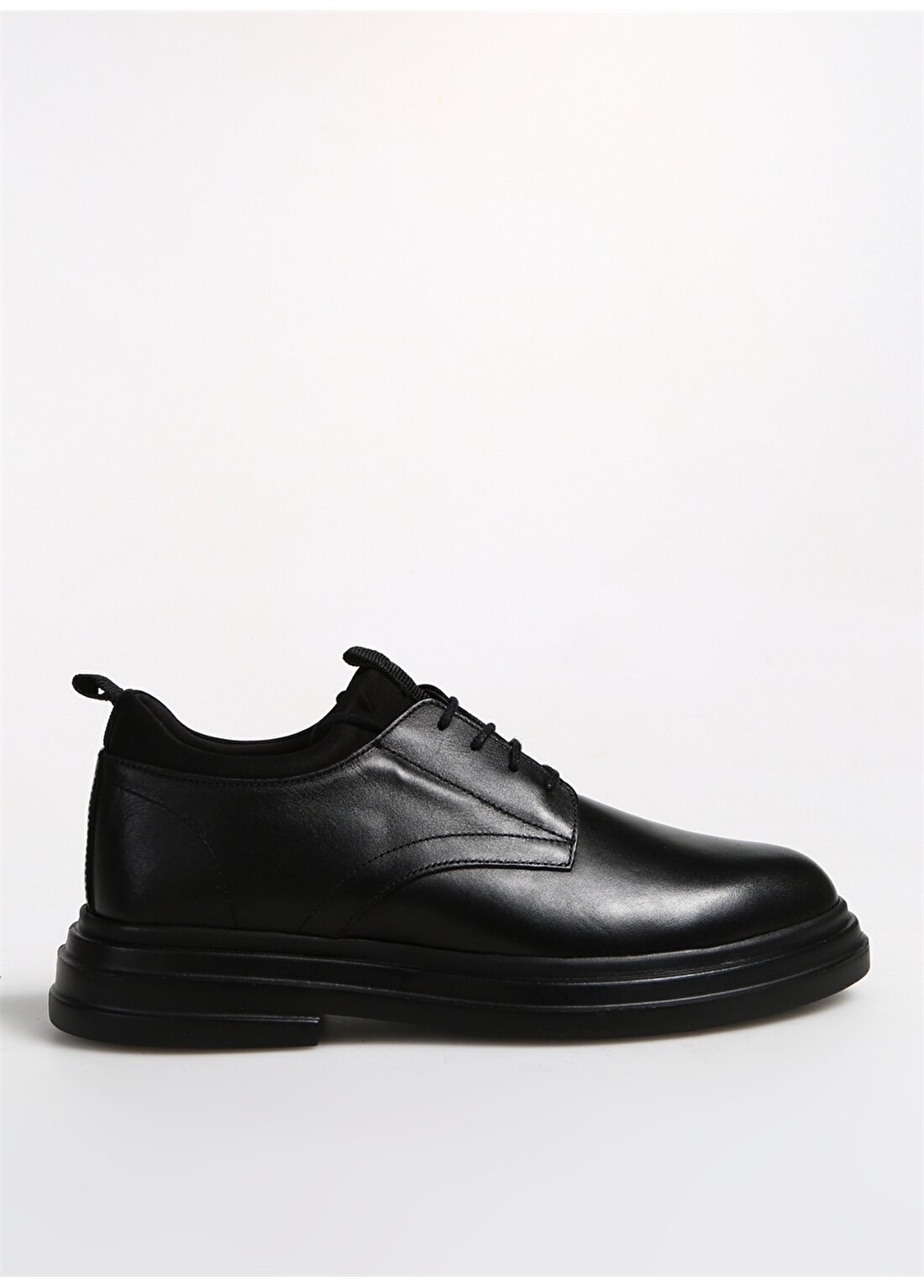 Fabrika Siyah Erkek Deri Klasik Ayakkabı CANTER