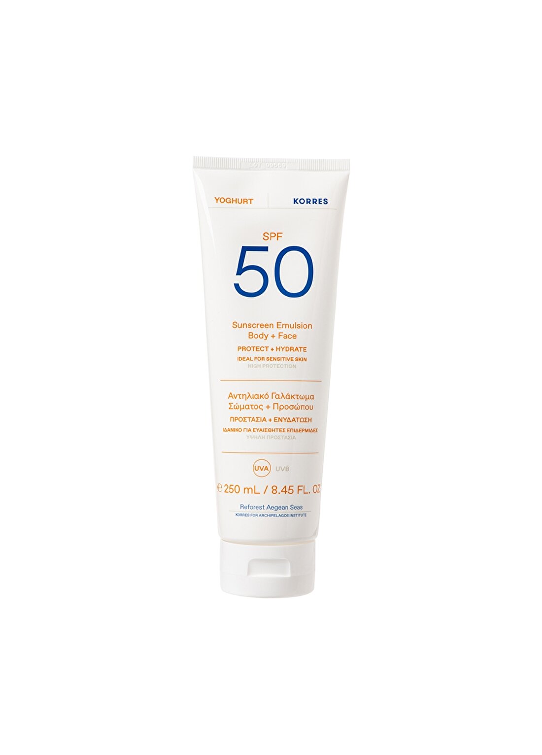 Korres Yoghurt Sunscreen Yüz Ve Vücut Güneş Kremi SPF 50 250 Ml